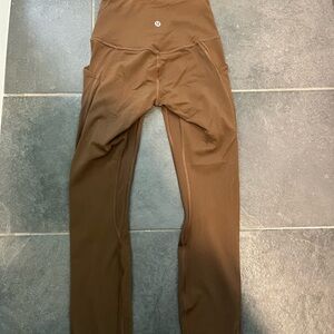 Brown lululemon leggings